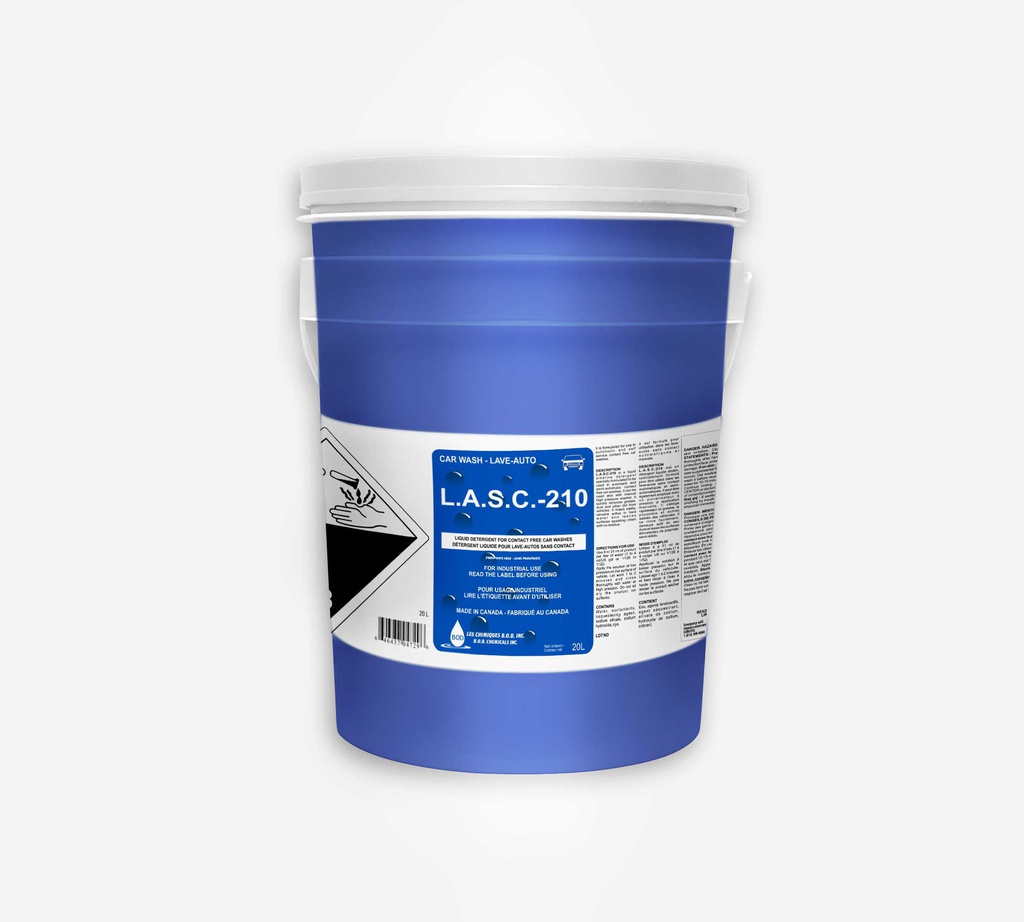 Touchless Car and Truck Cleaner, L.A.S.C.-210, 20L, Blue