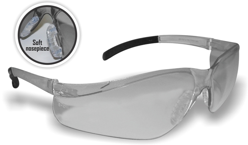 Safety glasse clear, Workhorse Phantom, Anti-fog/Anti-Scratch (12un/bx-144un/cs)