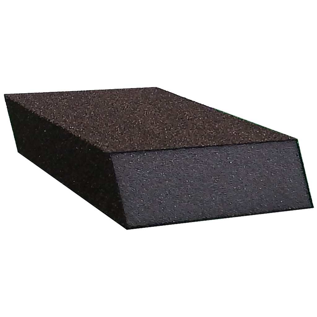 Sanding sponge Norton, Dual angles, 4-7/8&quot; x 2-7/8&quot; x 1&quot;, Medium/fine (24un/bx)