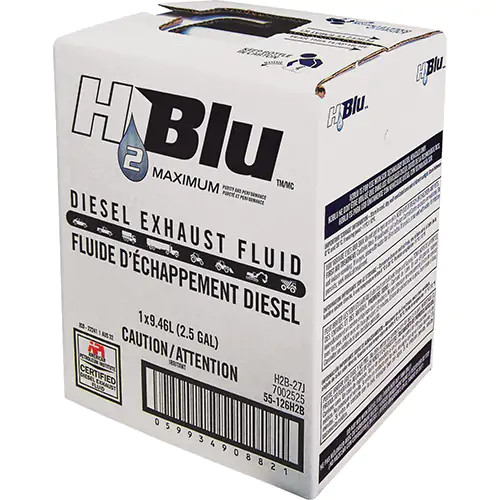 Urée H2Blu pour fluide d'échappement diesel, 9.46L (1un/bte-96bte/pal)