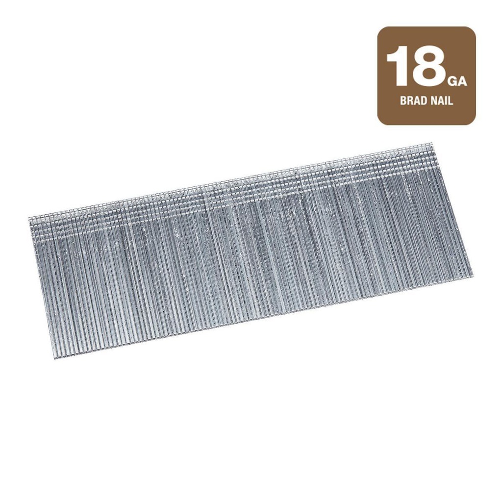 Clou de finition en bande Tomahawk, 1-1/2&quot; x 18ga, Lisse, Brillant, Galvanisé (5M/bte-10bte/ctn-48ctn/pal)