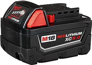 Batterie Milwaukee M18 Redlithium XC, Li-Ion 18V 5.0 Ah