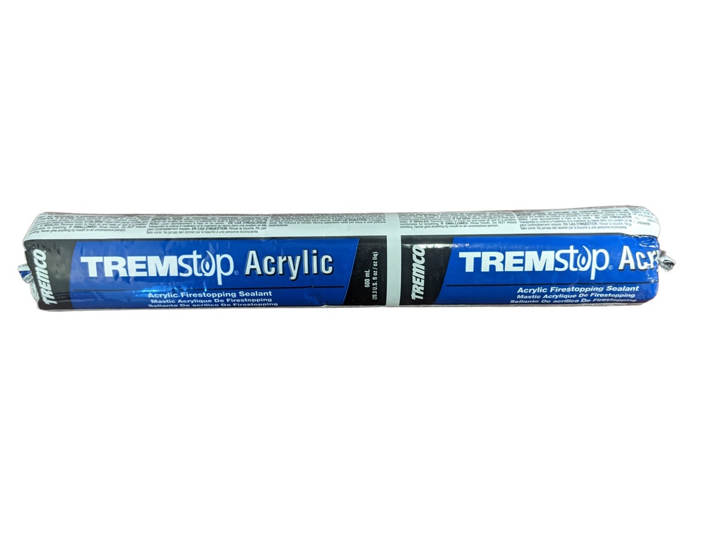 Scellant coupe-feu, TremStop, Acrylique Latex, Saucisse 20.3oz, Rouge (15un/bte-66bte/pal)