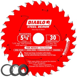 [FREDIMCSB53830TH] Metal circular saw blade, Diablo, 5-3/8", 30 teeth (10un/pck)