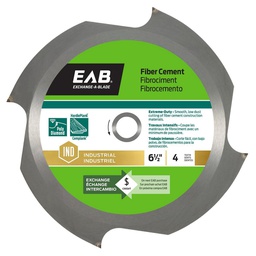 [EATICBCSB6124TH] Lame à fibrociment pour scie circulaire, EAB, 6-1/2&quot;, 4 dents (5un/bte)