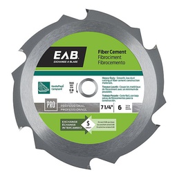 [EATCBCSB7146TH] Cement board circular saw blade, EAB, 7-1/4'', 6 teeth (5un/bx)